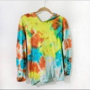 Oversized Upcylced Tie Dyed Sweatshirt